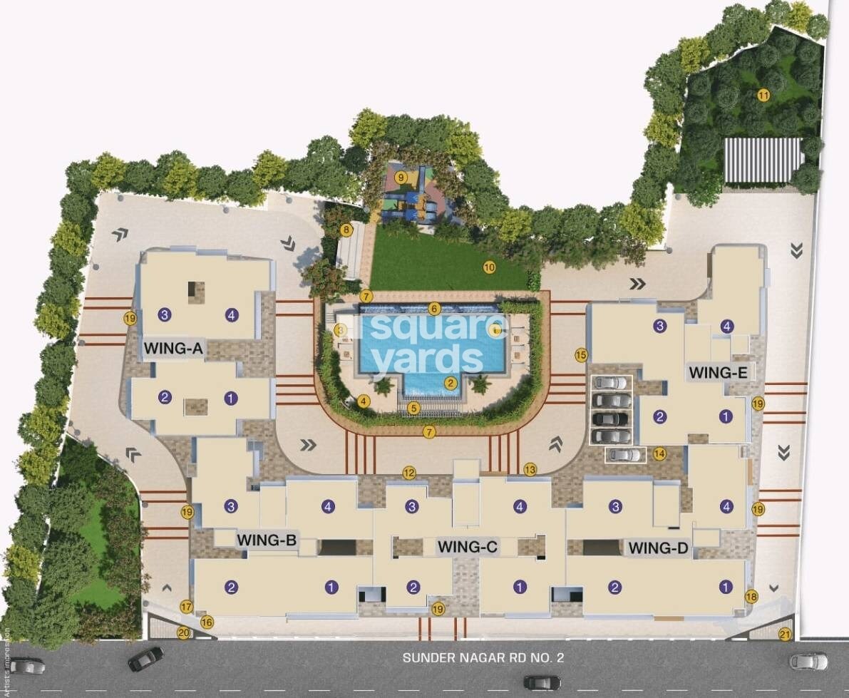 Kolte Patil Alora Master Plan Image