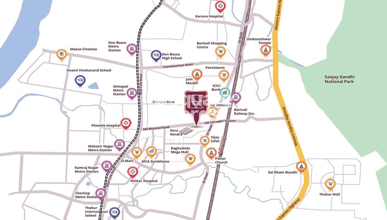 Kolte Patil Evara Location Image