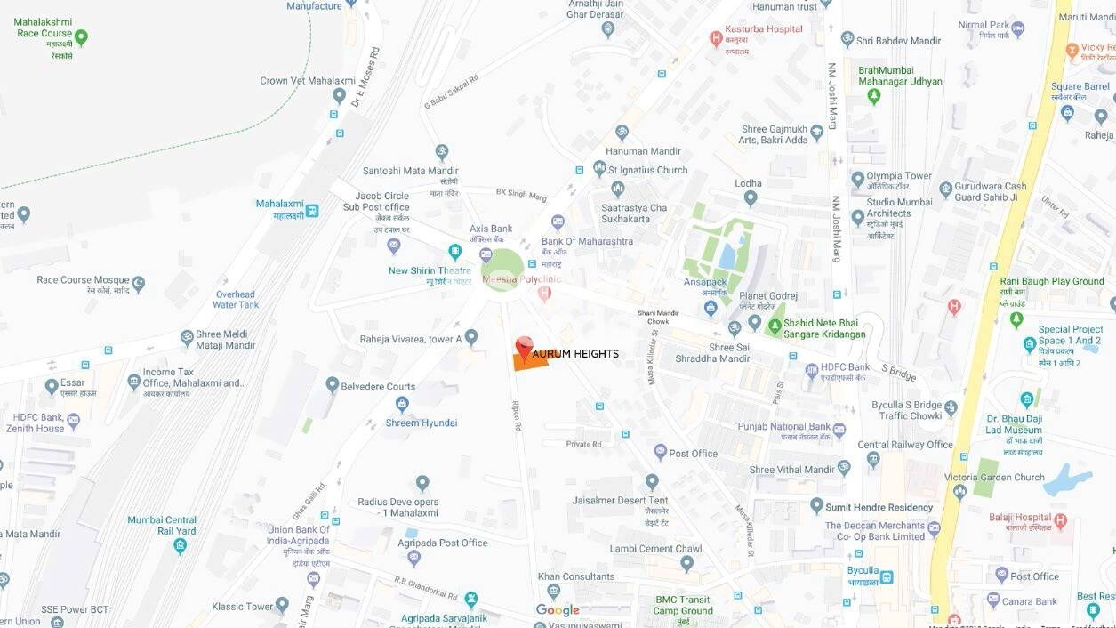 Komal Aurum Heights Location Image