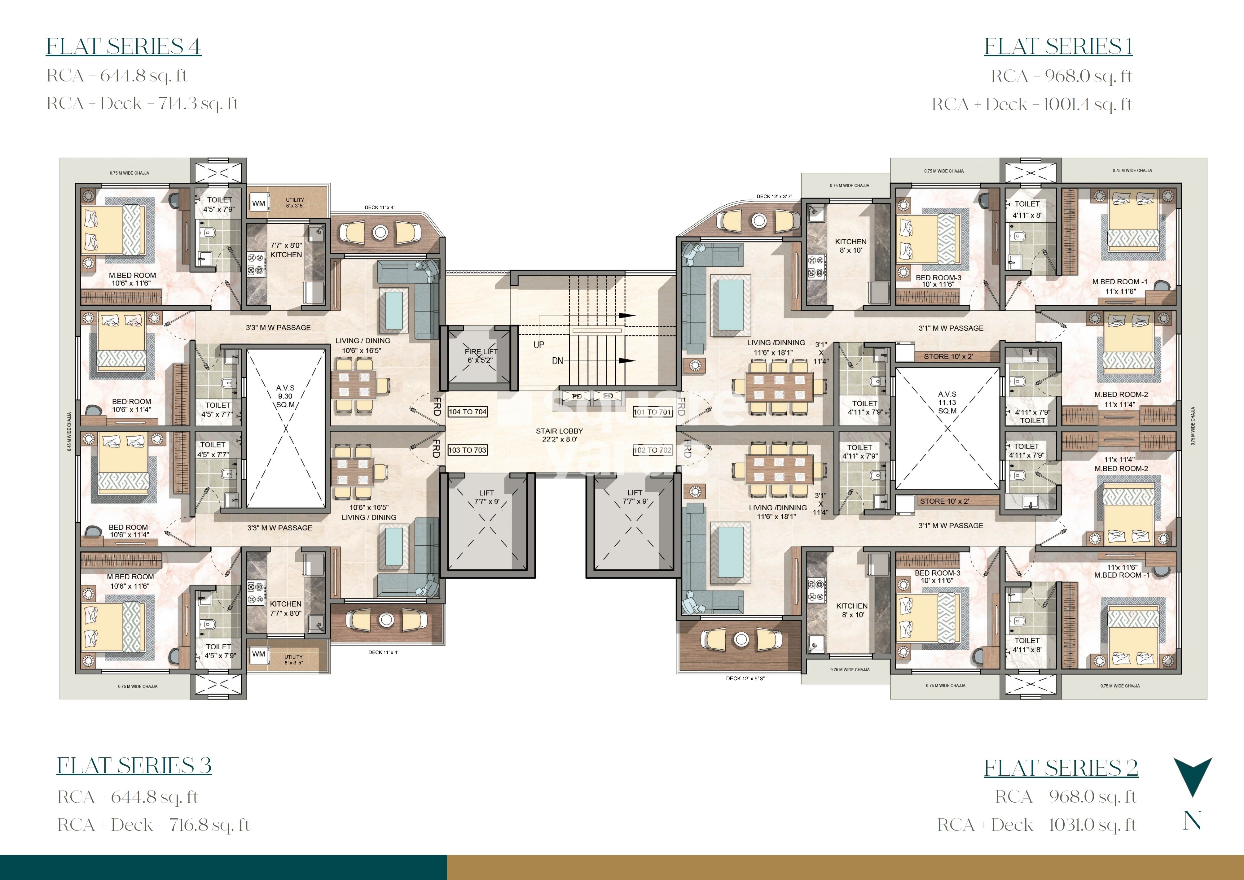 Konark Aria Park Floor Plans