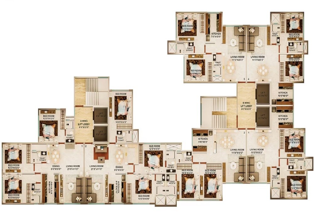 Konark Ganesh Chhaya Floor Plans