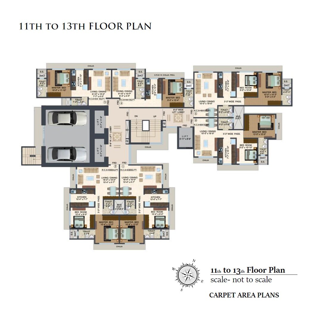Kosmos Neha CHS Floor Plans
