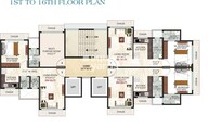 Kosmos Vinayak Tower Floor Plans