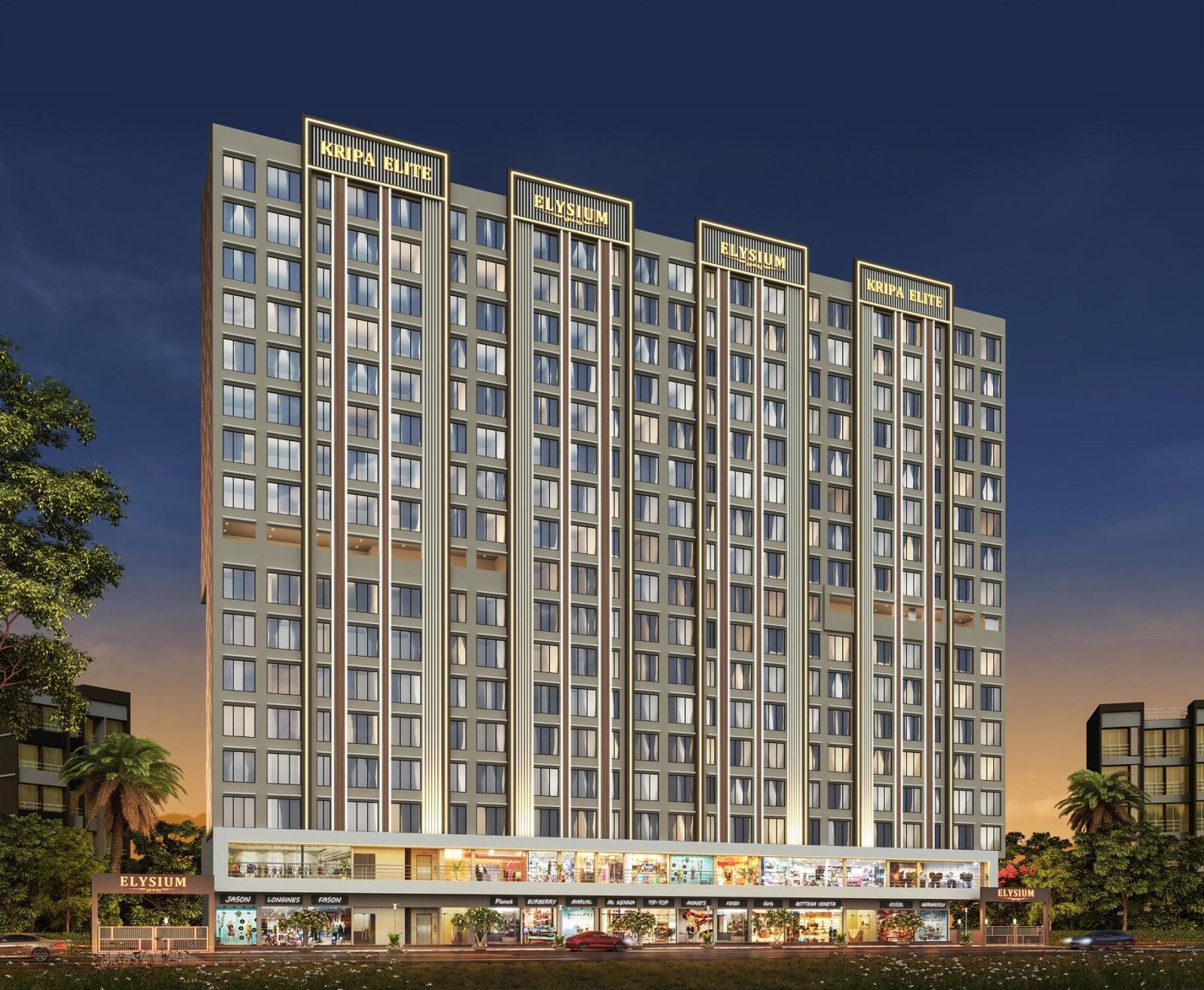 Kripa Elysium Apartment Exteriors