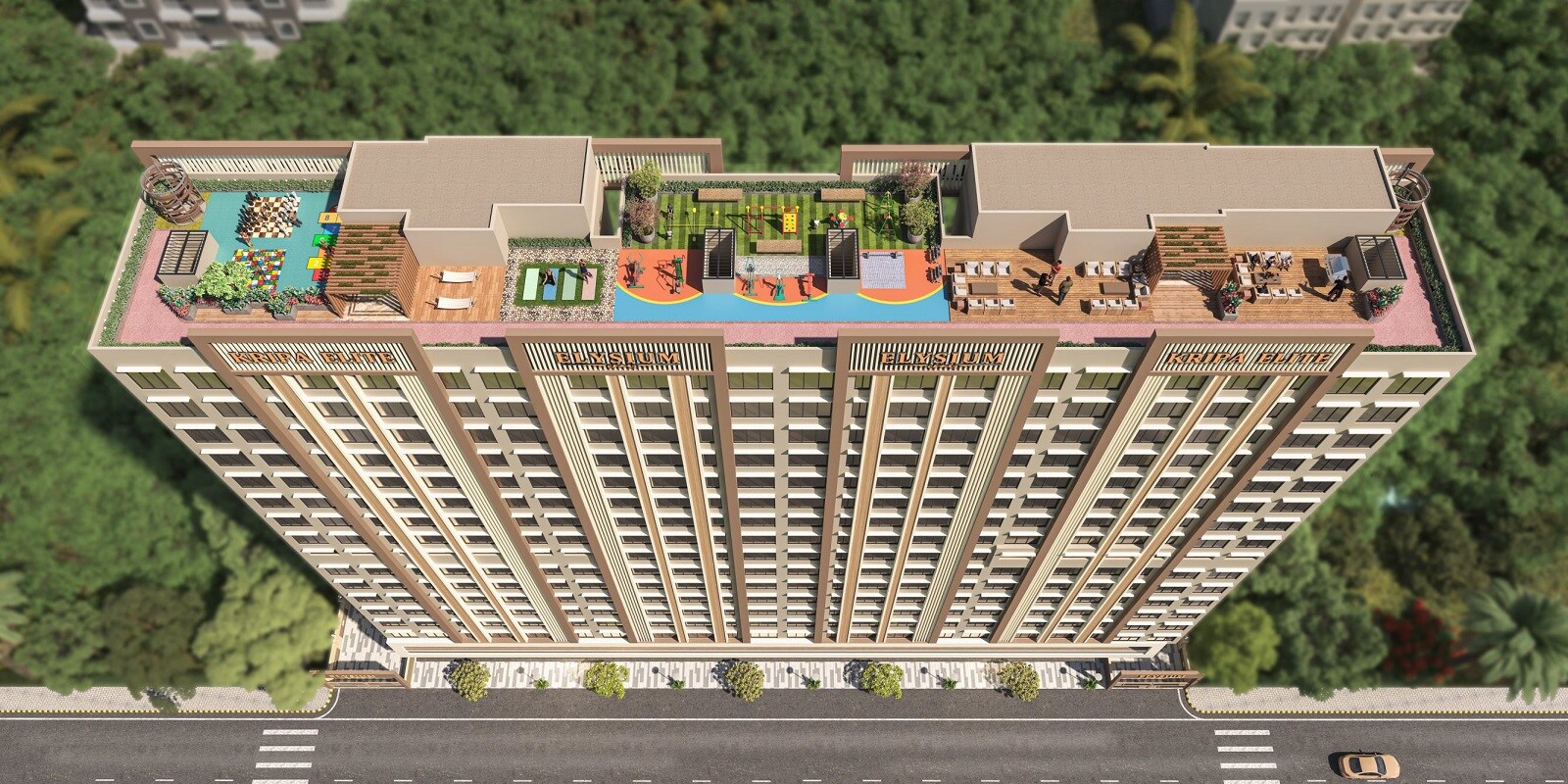 Kripa Elysium Tower View