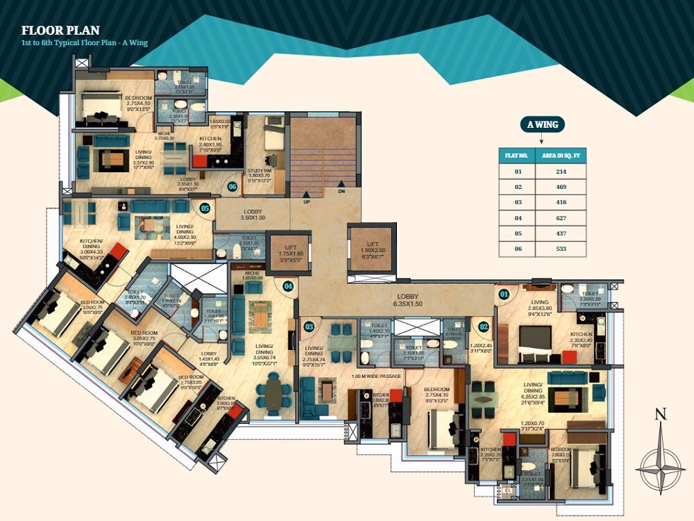Krishnan D Solitaire Floor Plans 1
