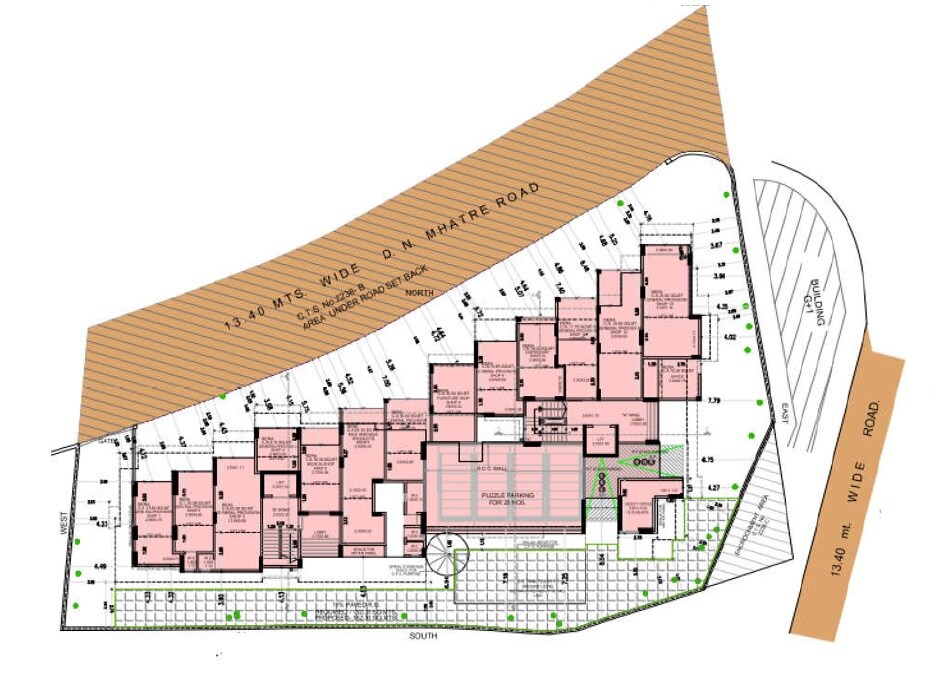 Krutishil Borivali Pushpa CHSL Master Plan Image