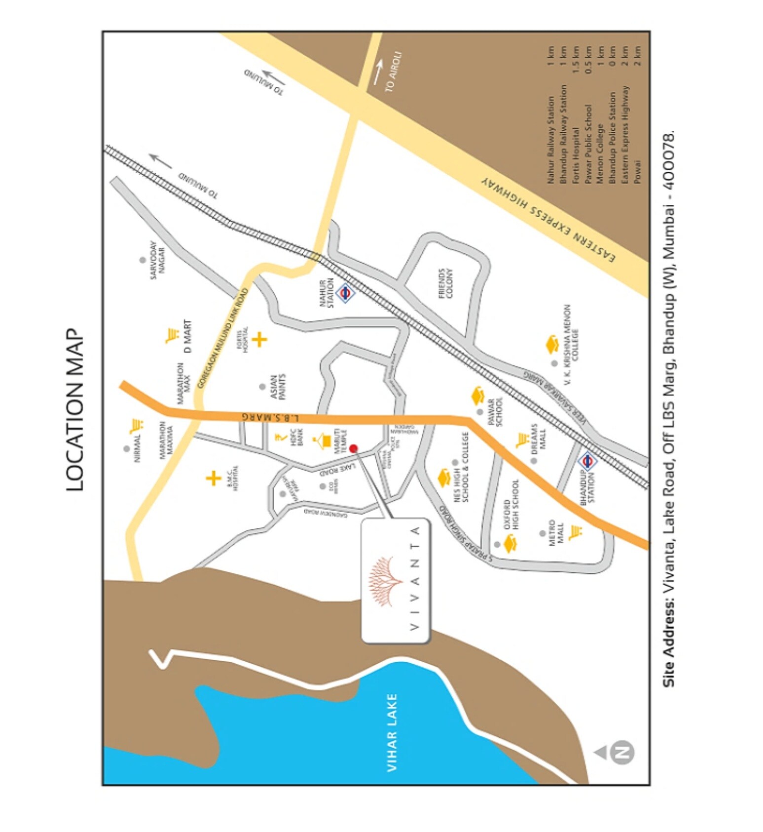 Kshitij Vivanta Location Image