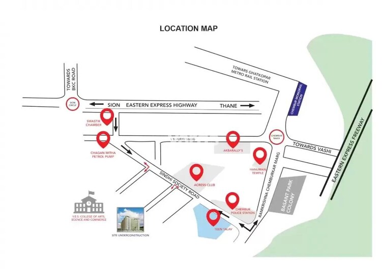 Kukreja Chembur Heights II Location Image