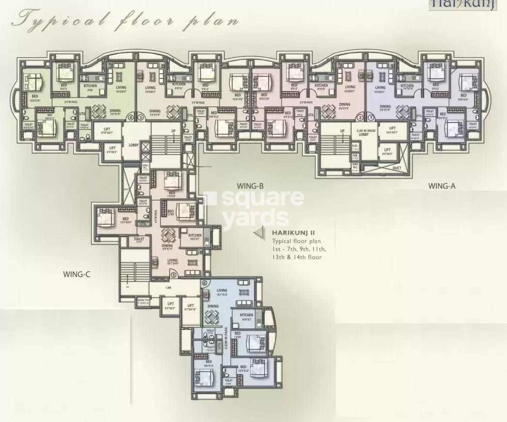 Kukreja Hari Kunj II Floor Plans