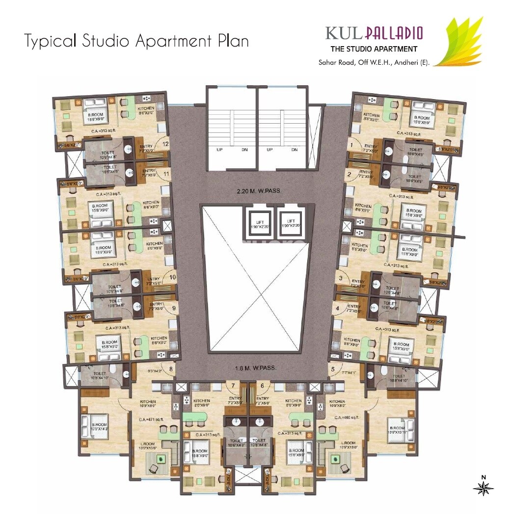 Kul Palladio Floor Plans