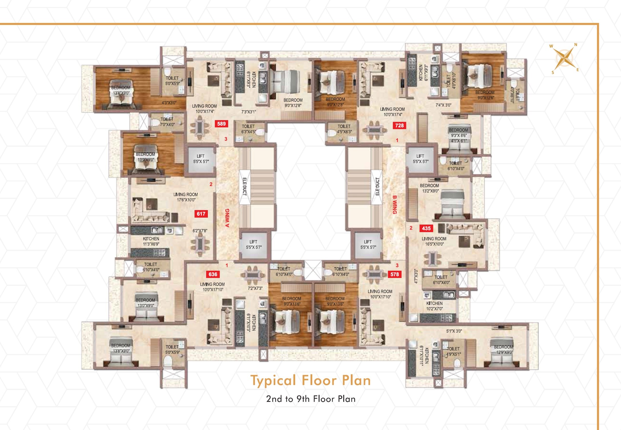 Kush Symphony Floor Plans