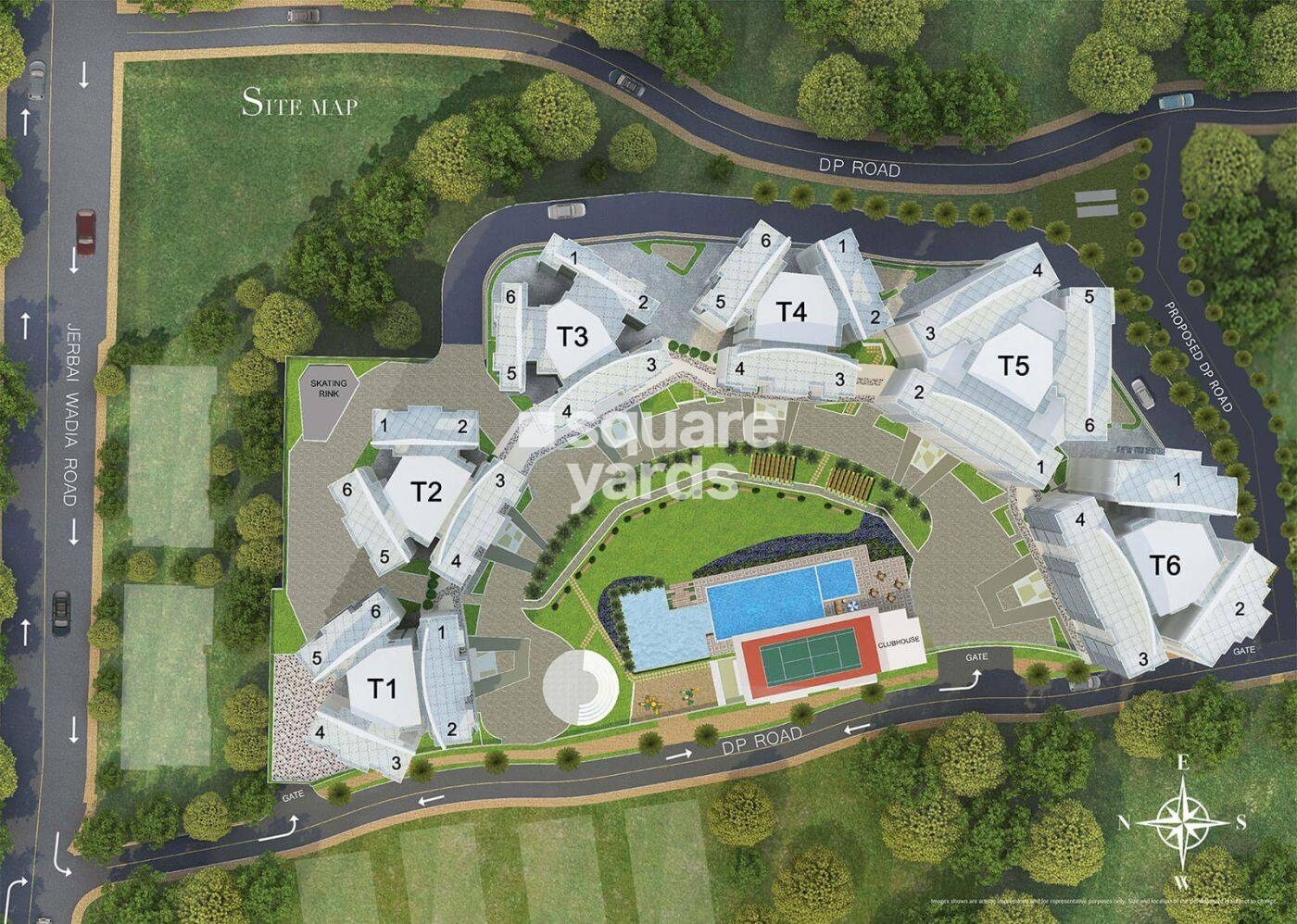 L&T Crescent Bay T2 Master Plan 1