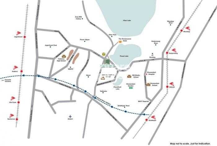 L&T Emerald Isle Phase 2 Location Image