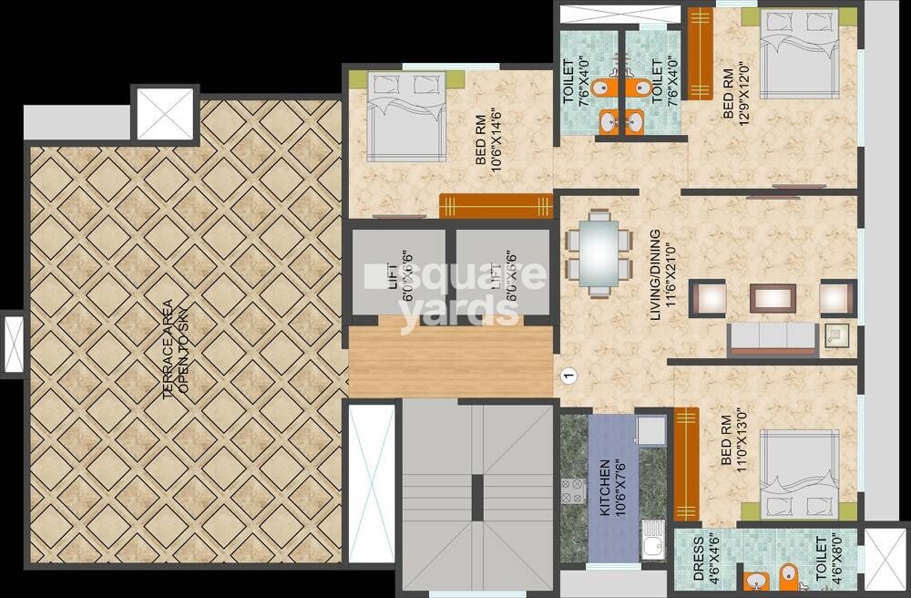 L Nagpal Satnam Leela Floor Plans 3