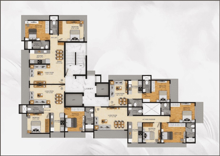 Ladiwala Bhavan Floor Plans