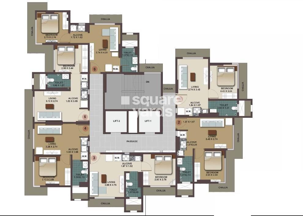 Lalani Heritage Park Floor Plans