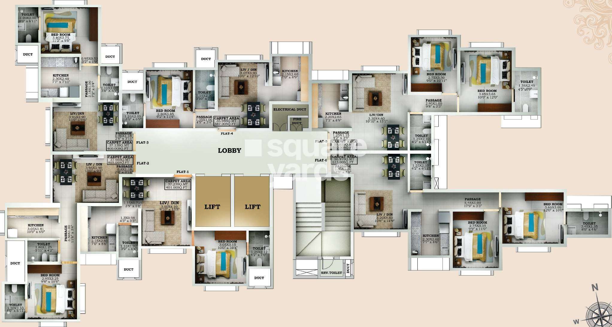 lalani velentine apartment 1 wing d project floor plans1