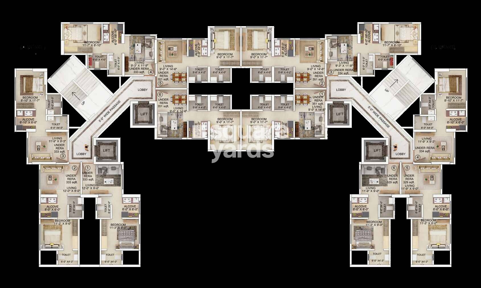 Lashkaria Pearl Floor Plans 1