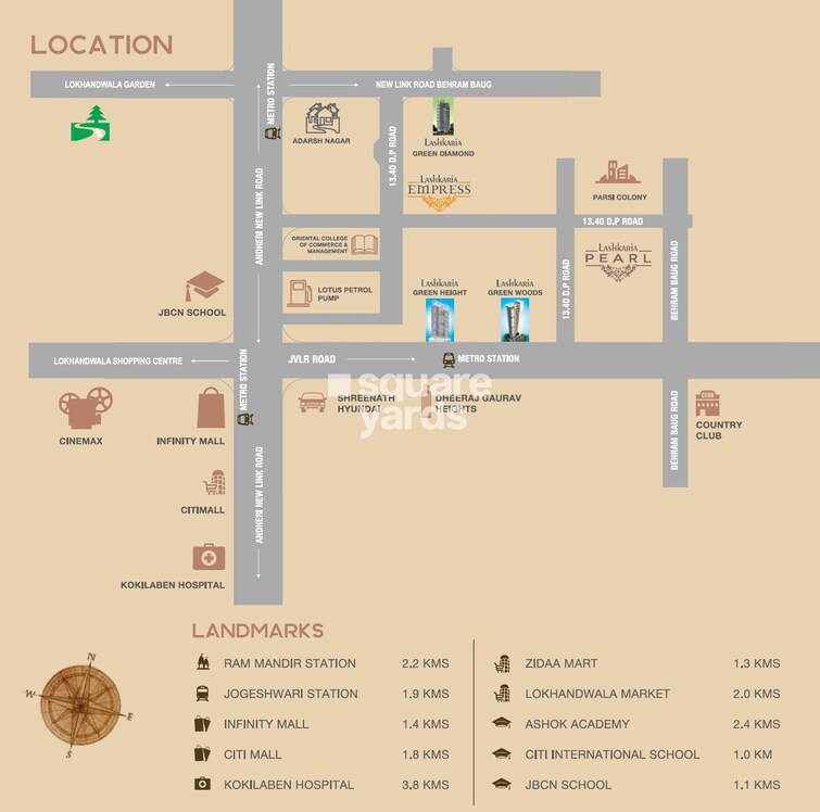 Lashkaria Pearl Location Image