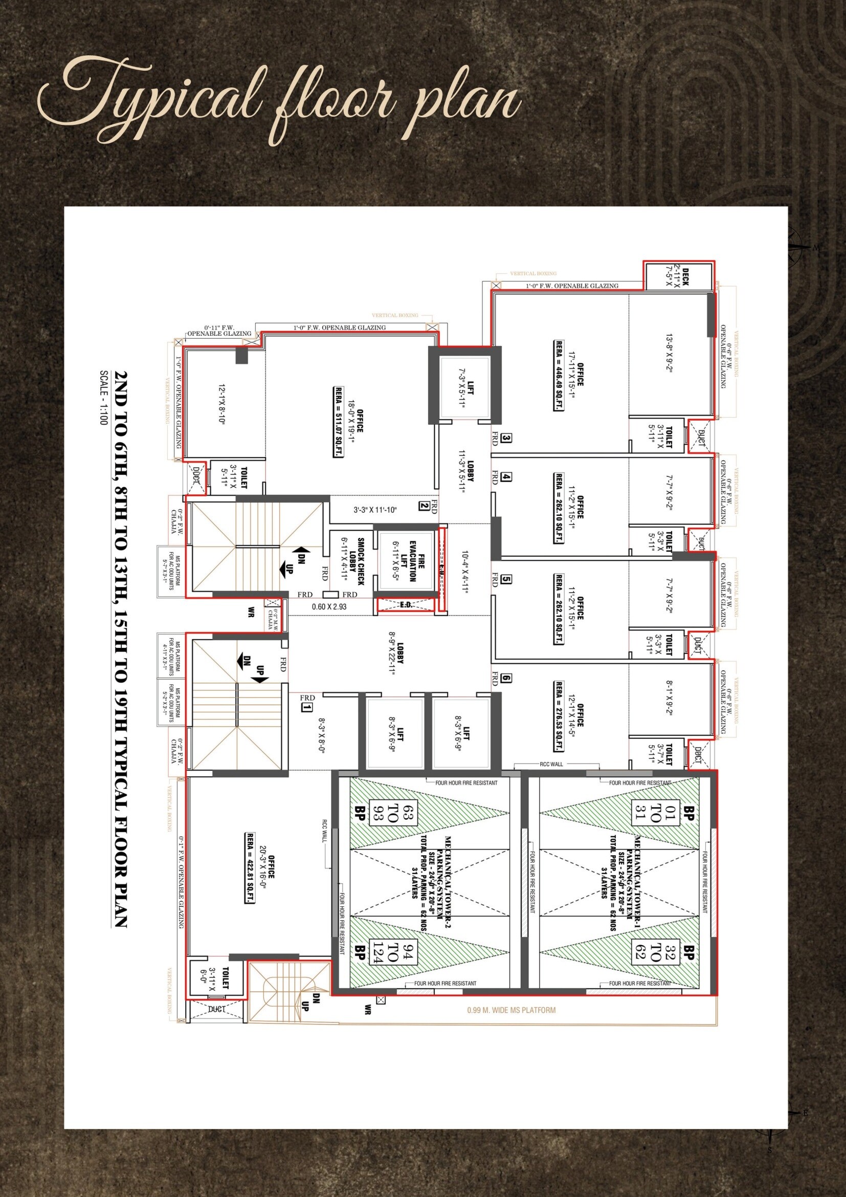 Laxmi Aurum Business Square Floor Plans