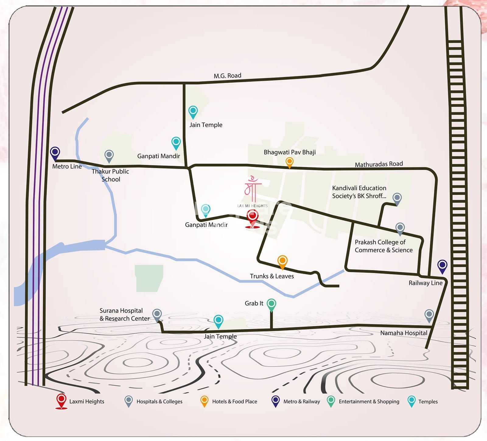 Laxmi Heights Kandivali Location Image