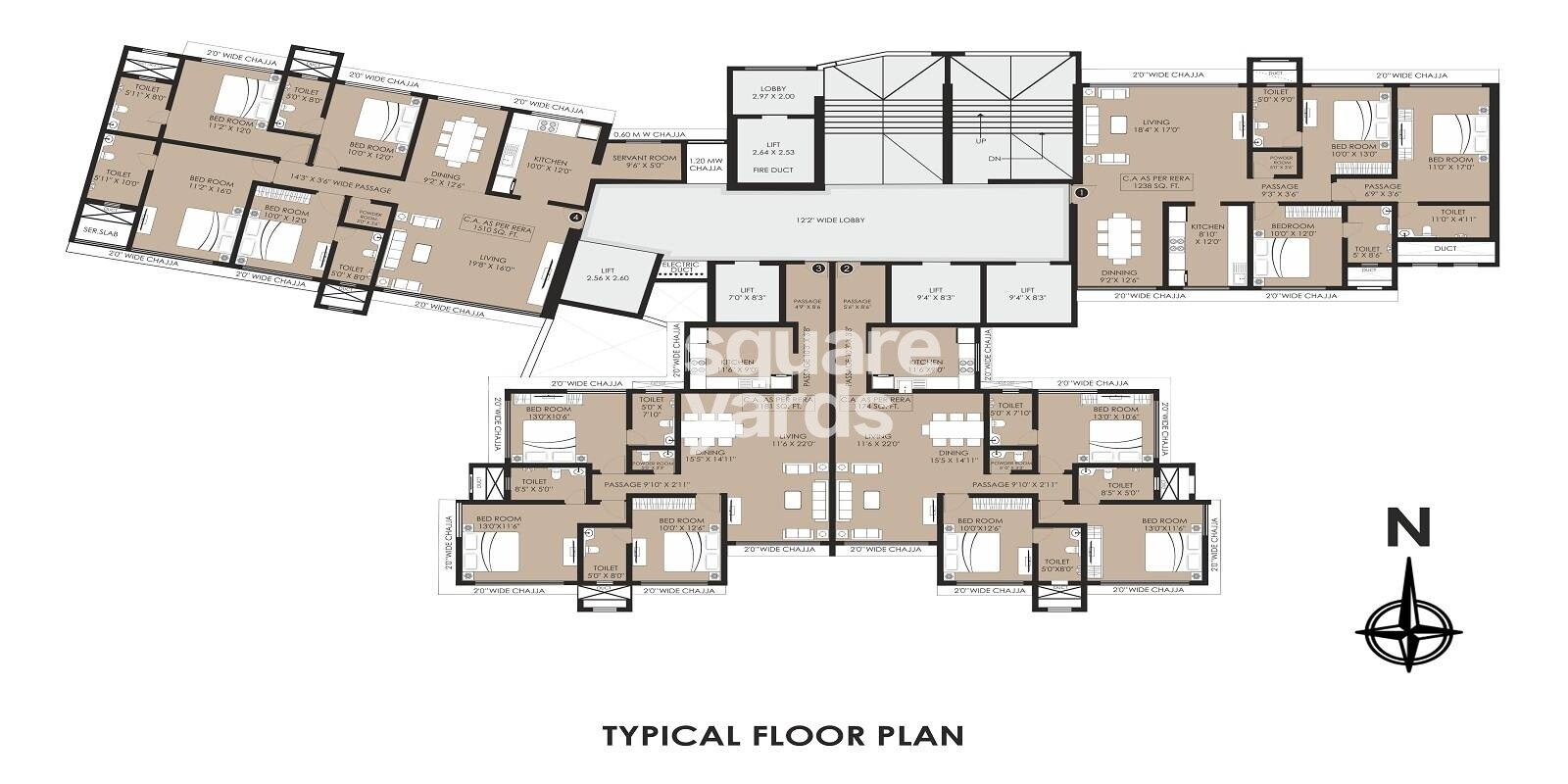 Laxmi Raajvilas Malad Floor Plans