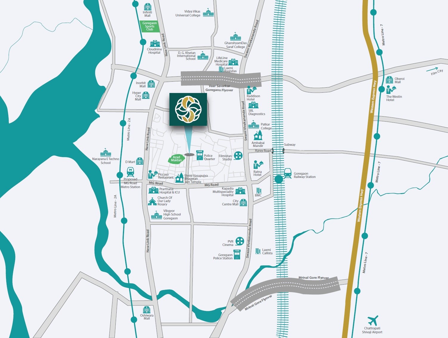 Laxmi Shrushti Apartment Location Image