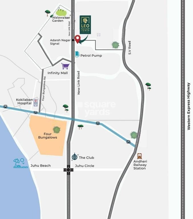 Leo Tower Apartments Location Image