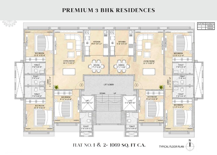 Level Pali Vintage Floor Plans