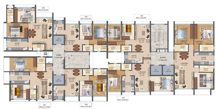 LK Umang Heights Floor Plans