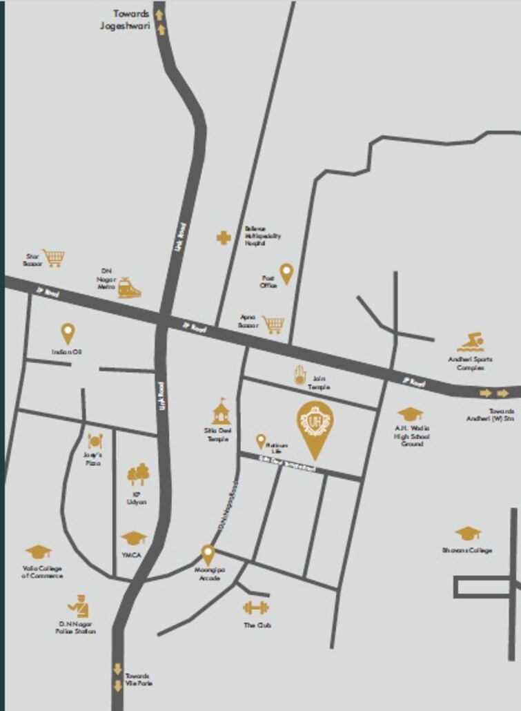 LK Umang Heights Location Image