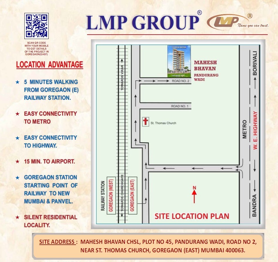 LMP Mahesh Bhavan CHS Location Image