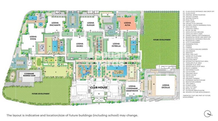 Lodha Altia Master Plan Image