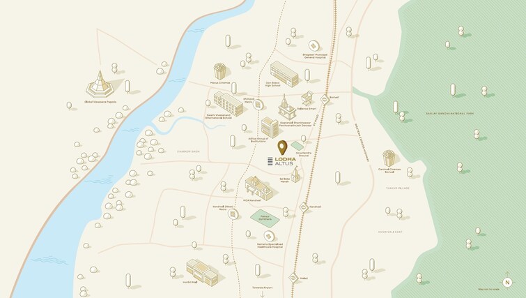 Lodha Altus Location Image