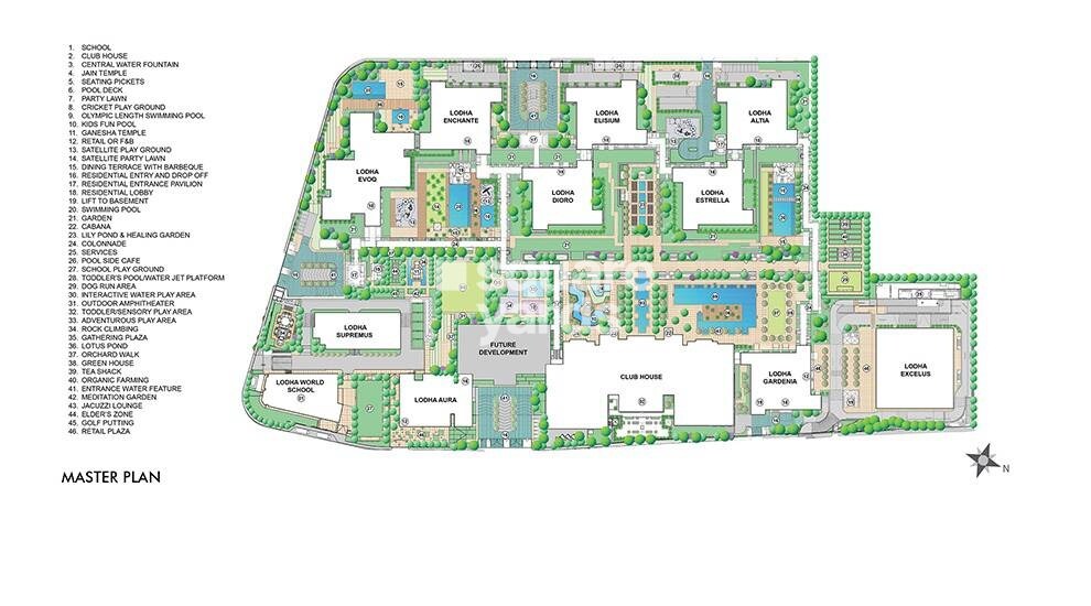 Lodha Aura Master Plan Image