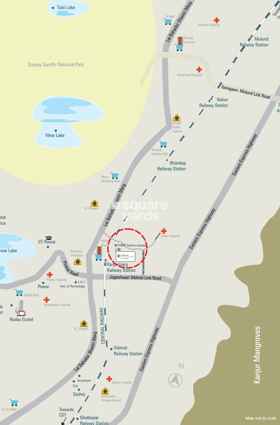 Lodha Aurum Grande Location Image