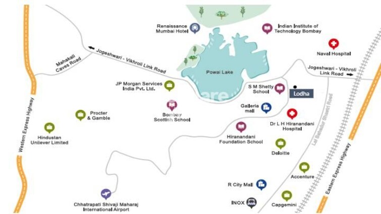 Lodha Bellagio Location Image