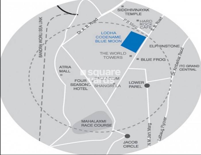 Lodha Blue Moon Location Image