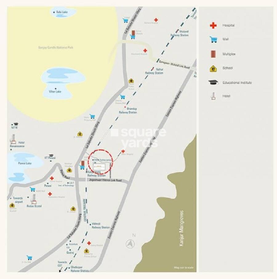 Lodha Celestia Location Image