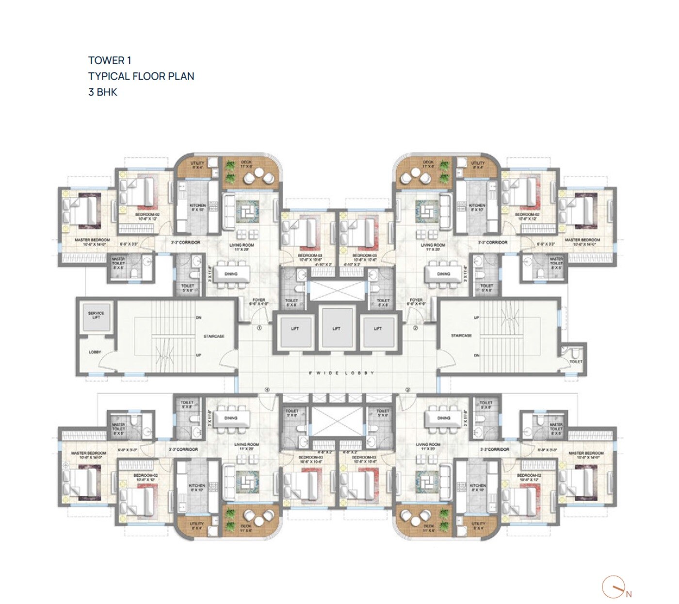Lodha Corinthia Floor Plans