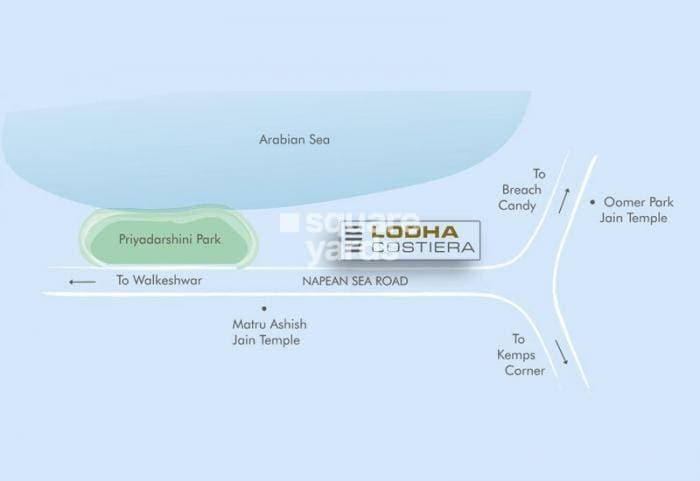 Lodha Costiera Location Image
