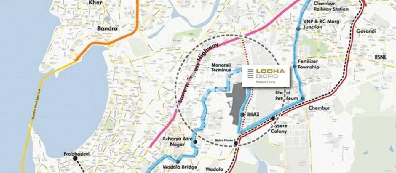 Lodha Dioro Location Image