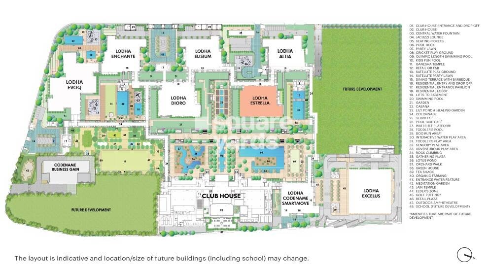Lodha Estrella Master Plan Image