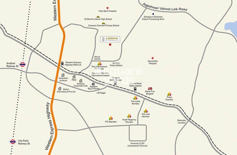 Lodha Eternis Location Image