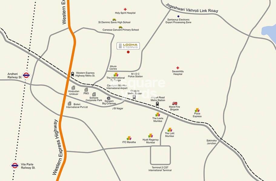 Lodha Eternis Location Image