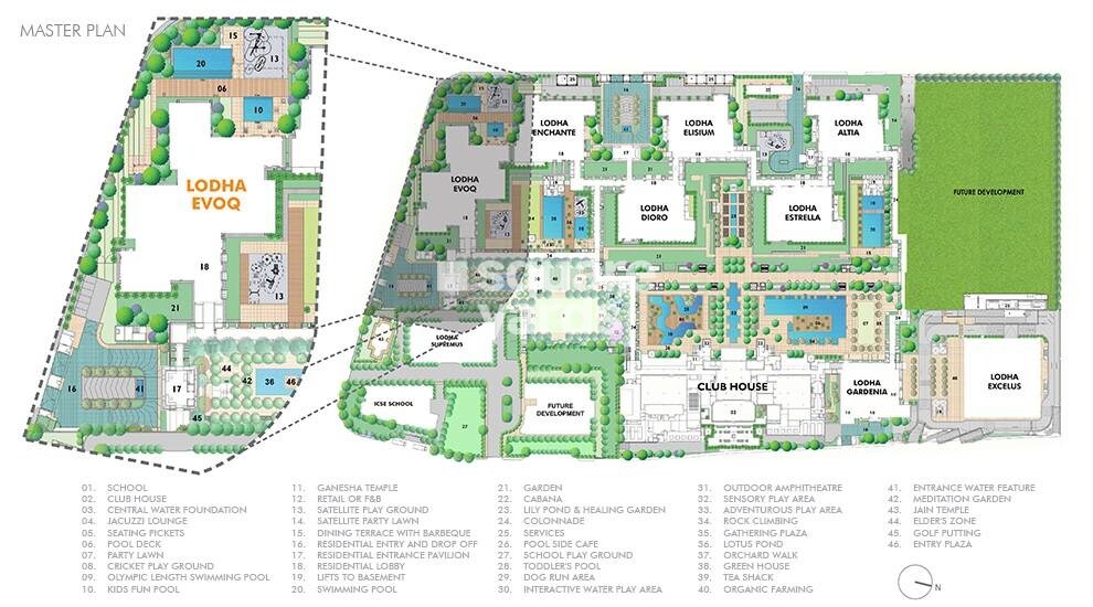 Lodha Evoq Master Plan Image
