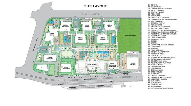 Lodha NCP Commercial Tower Supremus Master Plan Image