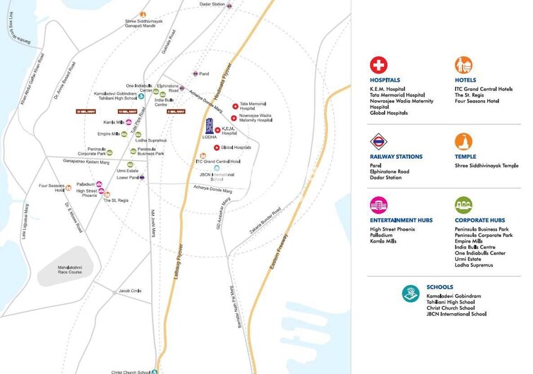 Lodha Primo Location Image