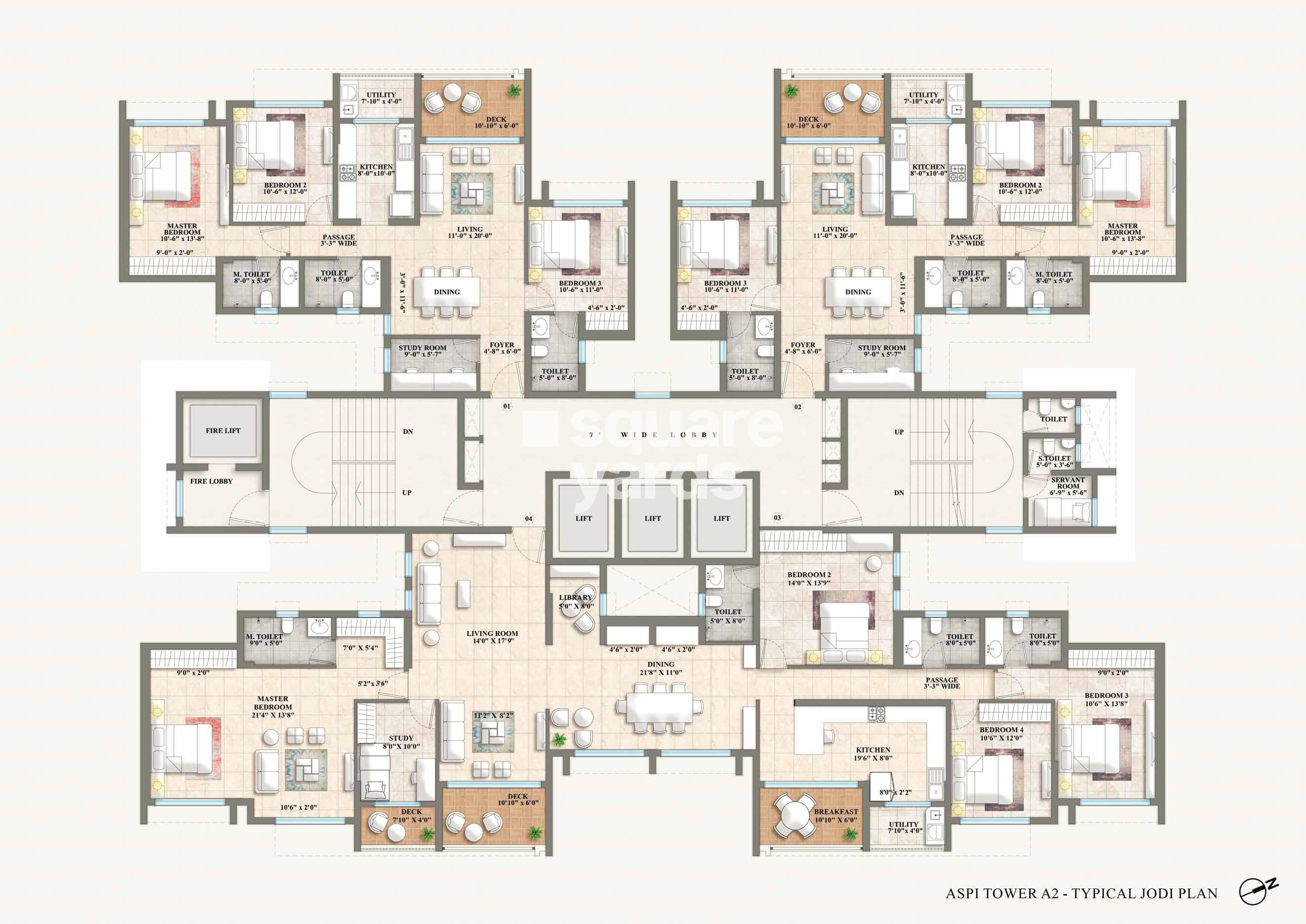 Lodha Riservo Floor Plans 3